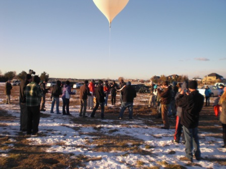 High-Altitude ballon launch with experiments